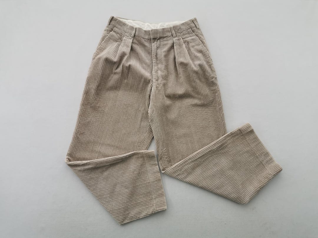 パンツ 90s- christian dior cotton linen slacks Vintage 90s Christian Dior Blue Linen Flare Trousers - Etsy
