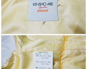 Kensho Abe Jacket Vintage Size Youth 130 Kensho Abe