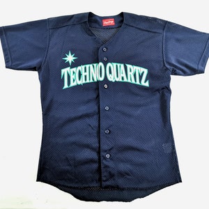 Rawlings Jersey Size Jaspo L Rawlings Baseball Shirt Techno Quartz By Rawlings Made In Japan Baseball Jersey Shirt Size L