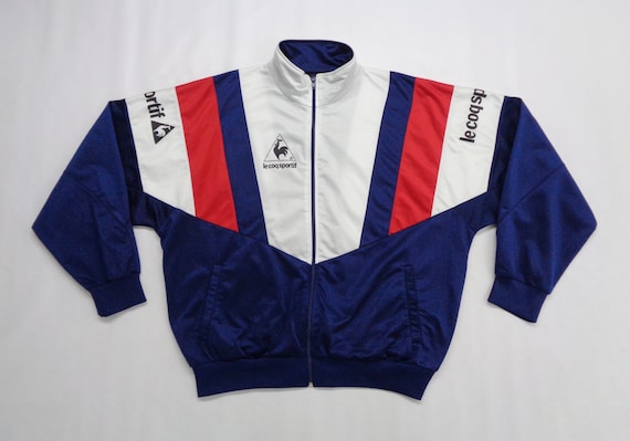 Slink Bezwaar kans Le Coq Sportif Jacket Vintage Le Coq Sportif Track Top 90s Le - Etsy