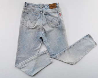 Wrangler Jeans Distressed Vintage Size 32 Wrangler Pants Vintage Wrangler Made In Japan Denim Jeans Pants Size 30/31x30