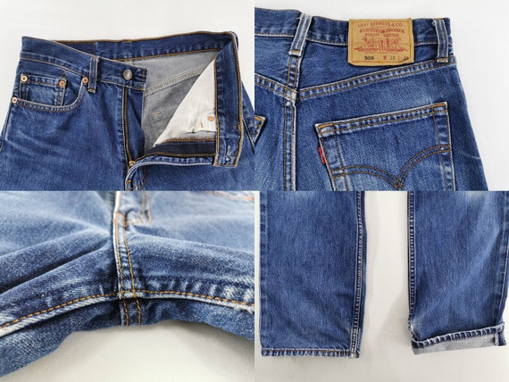 Levis 508 Jeans Distressed Size 30 Levis Denim Le… - image 9