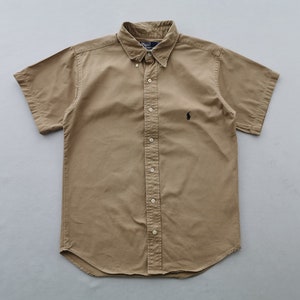 Polo Ralph Lauren Shirt Vintage 90s Polo Ralph Lauren Button Shirt Size M