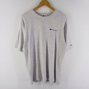 Champion Shirt Vintage Champion T Shirt 90s Champion Spell Out Relaxed Tee T Shirt Size L