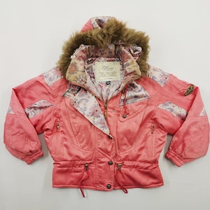 Ellesse Jacket Vintage Size Jaspo M Ellesse Winter Jacket Vintage Ellesse Italy Fur Hoodie Winter Ski Jacket Size M/L