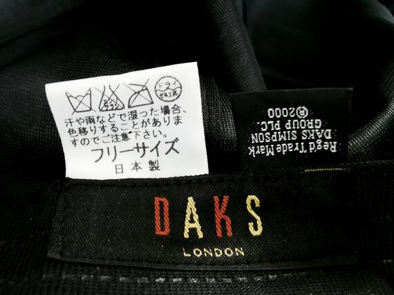Daks Cap Vintage Daks Monogram Hat Cap Made In Ja… - image 5