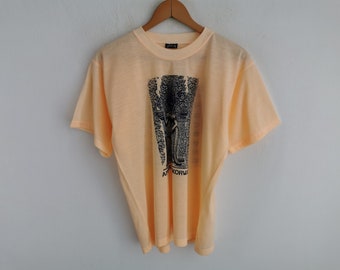Apsara Angkor Wat Shirt Vintage 90s Apsara Angkor Wat Art T Shirt Buddhistic Art Logo Tee T Shirt Size M