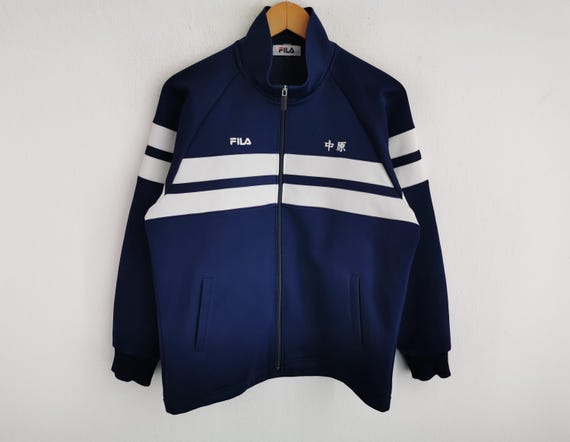Fila Jacket Vintage Fila Logo Color Block Track Jacket Made in Japan Size M Etsy Ireland
