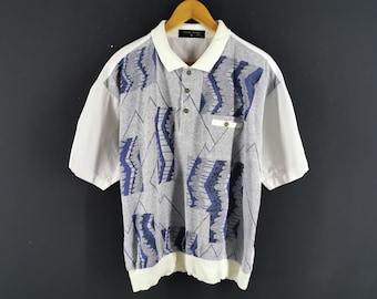 Rudolph Valentino Shirt Vintage Valentino Polo Shirt Vintage Rudolph Valentino Made In Japan Polo Tee T Shirt Size LL