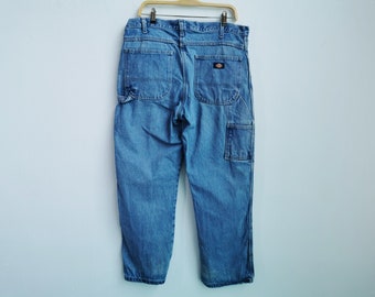 パンツ Dickies bleach wide painter denim s-l400.jpg