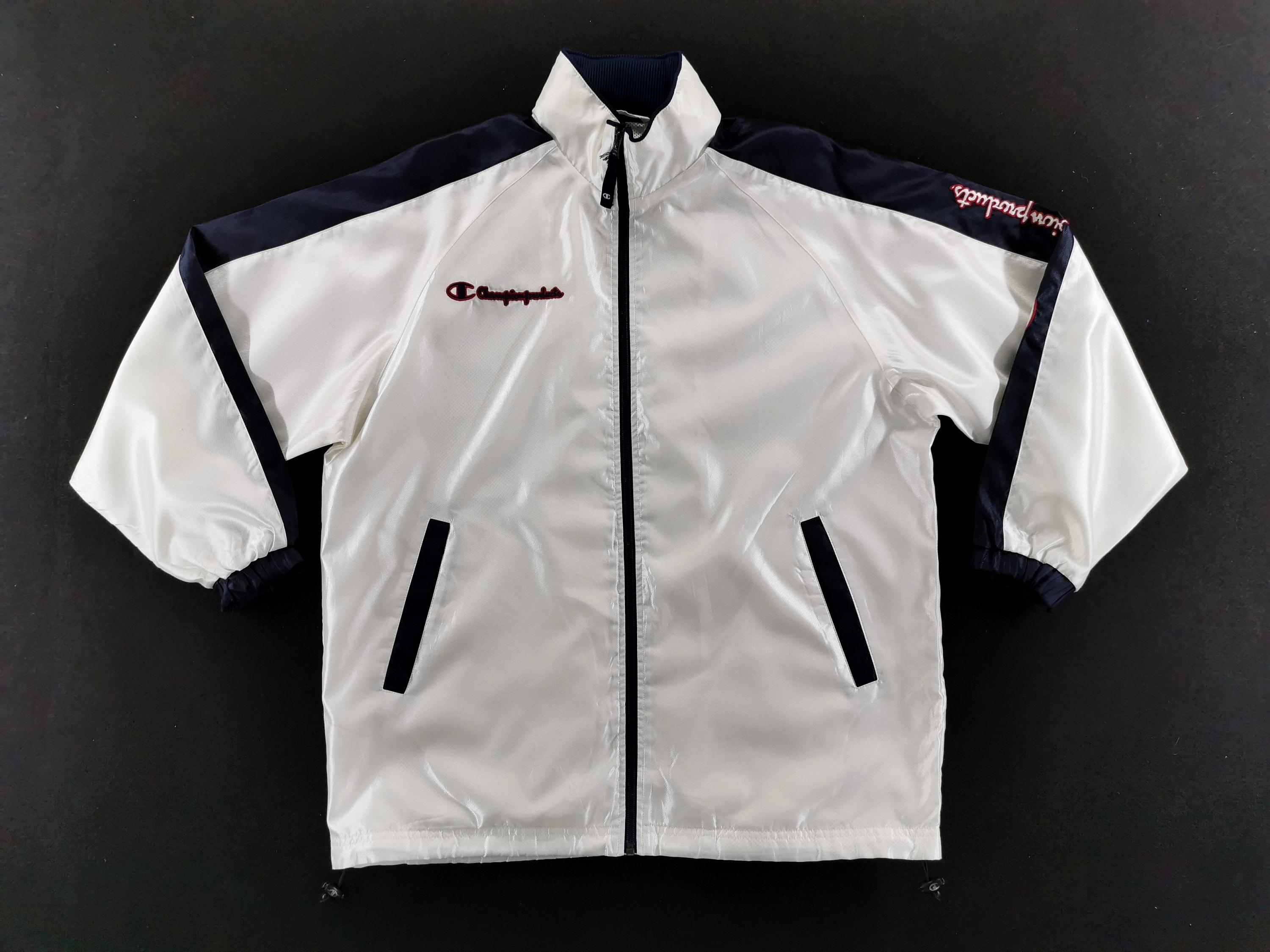 Champion セットアップ　Oサイズ ホワイト　90’s ヴィンテージ　美品 s-l400.jpg