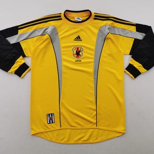 Japan Shirt Vintage 00s Size Jaspo O Japan by Adidas 00 Goalkeeper Jersey Shirt Made In Japan Size M