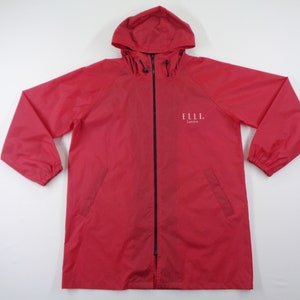Elle Jacket Vintage Elle Windbreaker Vintage Elle Lumiere Paris Windbreaker Jacket Size L