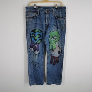Edwin Jeans Distressed Vintage Edwin Denim Pants Made in USA