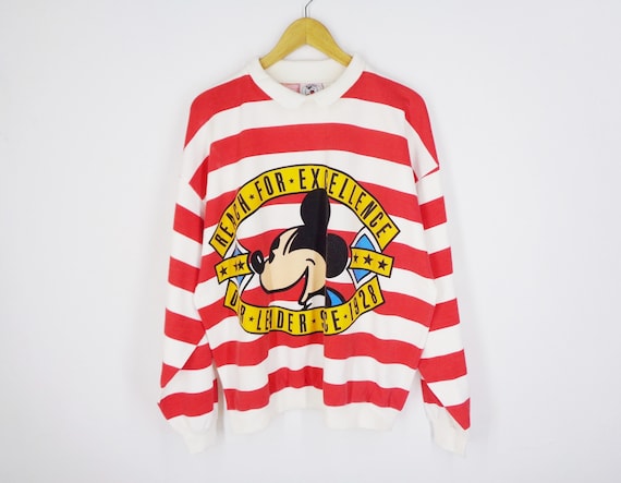 Mickey Mouse Sweatshirt Vintage Mickey Mouse Pullo