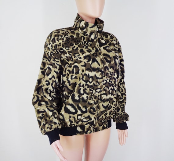 Leopard Jacket Vintage Leopard Print Jacket 90s Le