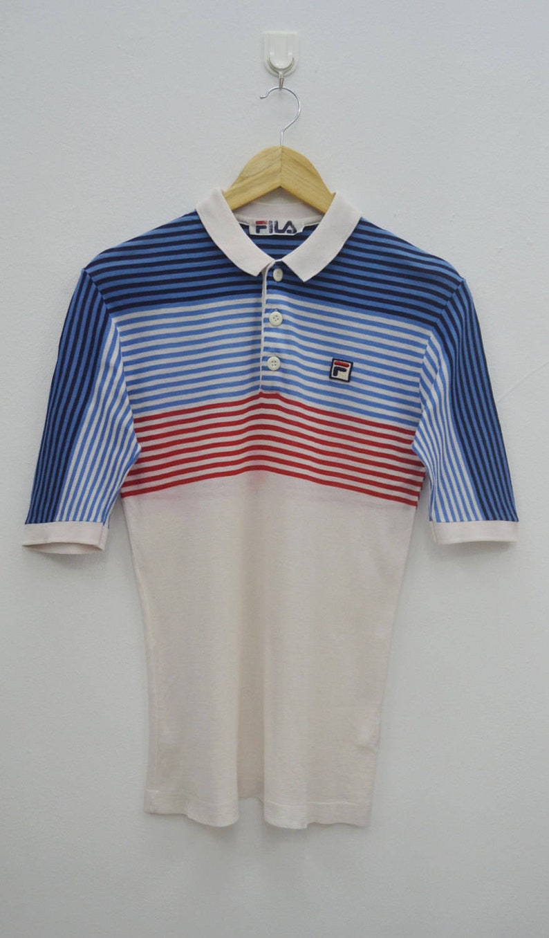 Fila Shirt Bjorn Borg Shirt Vintage 90's Fila Bjorn Borg Multicolor Stripes Tennis Polo Shirt Size S Fila Shirt Bjorn Borg Shirt Vintage 90's Fila Bjorn Borg Multicolor Stripes Tennis Polo Shirt Size S