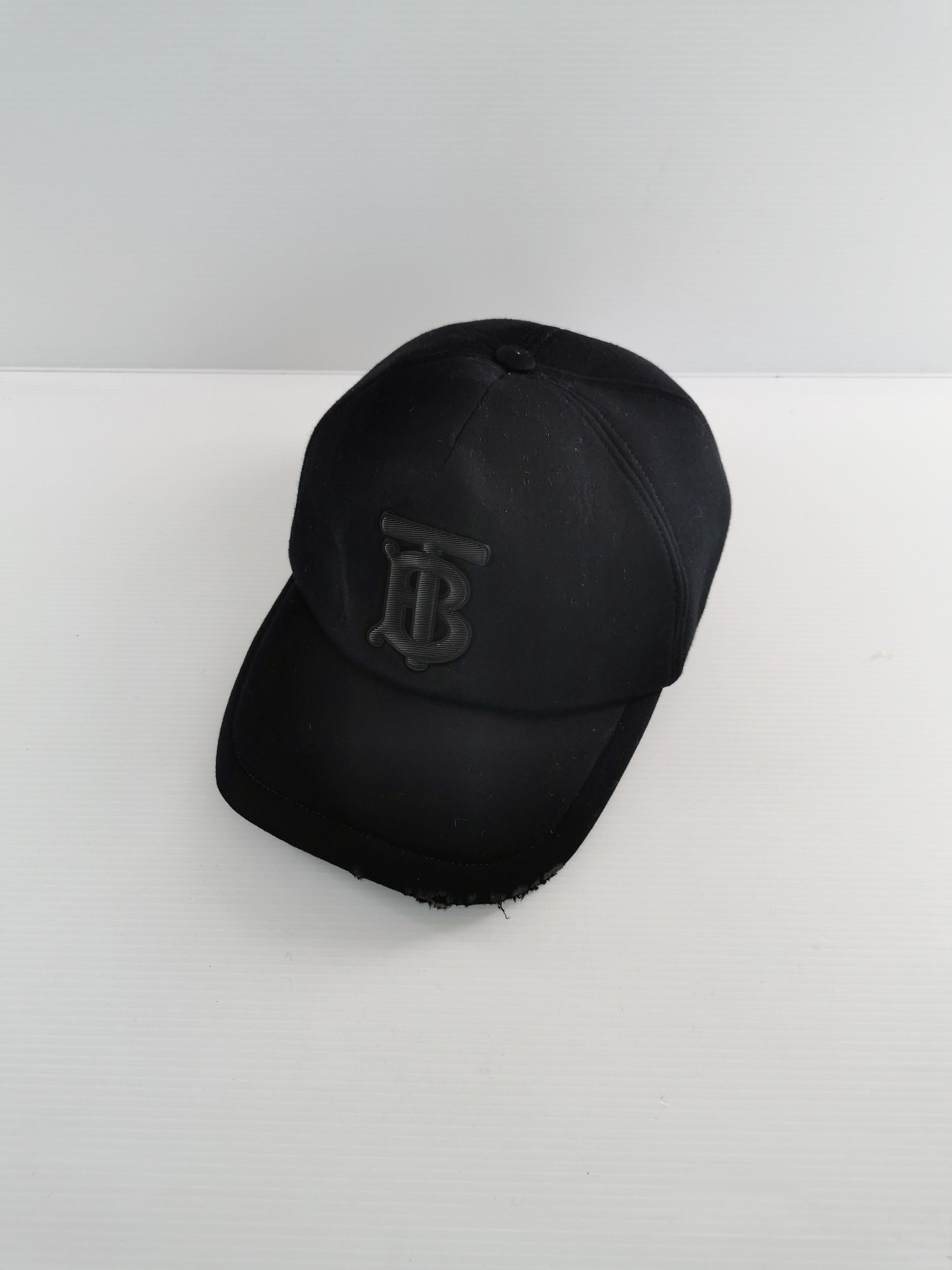 Farfetch Burberry Black Baseball Cap Burberry Corduroy Baseball