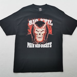 Undertaker Shirt Vintage 00s Undertaker Big Evil Pain Sin-Dicate WWE Made In USA Tee T Shirt Size XL