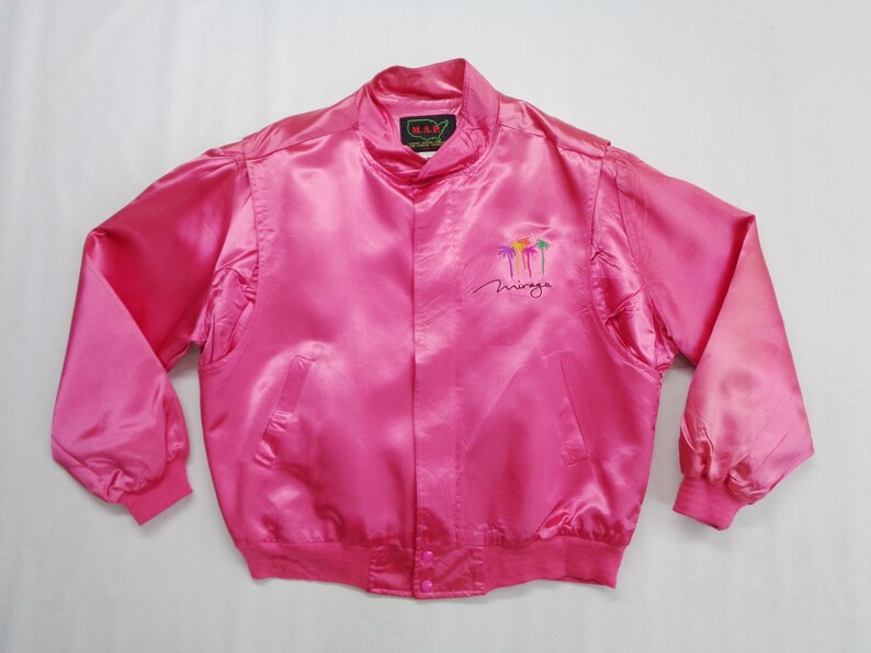Made In USA Windbreaker Jacket Size XL Mirage Las Vegas Windbreaker Vintage Mirage Las Vegas Jacket Vintage 90/'s Mirage Las Vegas By M.A.P