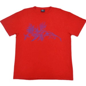 Polo Ralph Lauren Shirt Vintage Ralph Lauren T Shirt 90er Jahre Polo Ralph Lauren Floral Abstrakt Tee T Shirt Size L