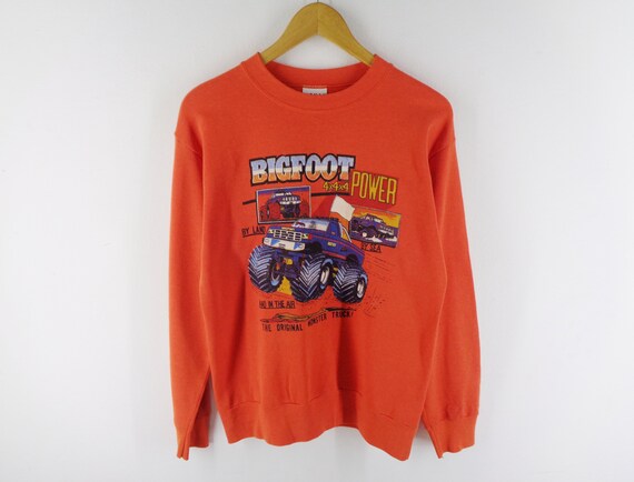 Bigfoot 4x4x4 Power Sweatshirt Vintage Bigfoot Pul