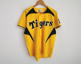 Vintage OSAKA Hanshin Tigers Japanese Baseball Jersey Size M-L