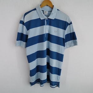 Camisa Lacoste Vintage Lacoste Rayas Polo Talla M