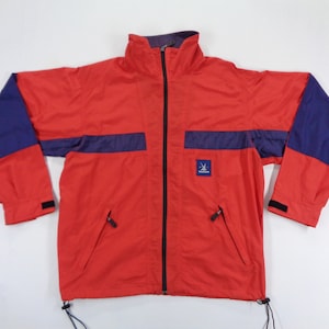 Helly Hansen Jacket Vintage Helly Hansen Windbreaker Helly Hansen Crinkle Nylon Windbreaker Jacket Size M