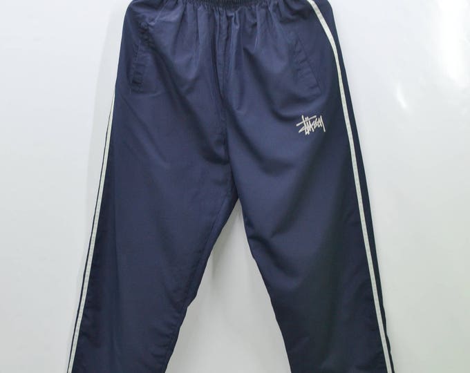 STUSSY Tracksuit Vintage Stussy Spell Out Side Stripe Sport Track Pants ...