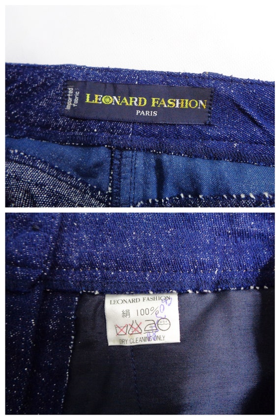 Leonard Skirt Vintage Leonard Fashion Paris Jeans… - image 9