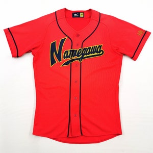 Mizuno Jersey Vintage Size Jaspo M Mizuno Baseball Shirt Vintage Mizuno Namegawa Baseball Jersey Shirt Size M