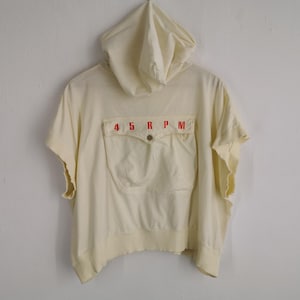 45RPM Sweatshirt Vintage 90&#39;s 45RPM Logos Pullover Sweatshirt Womens Size M