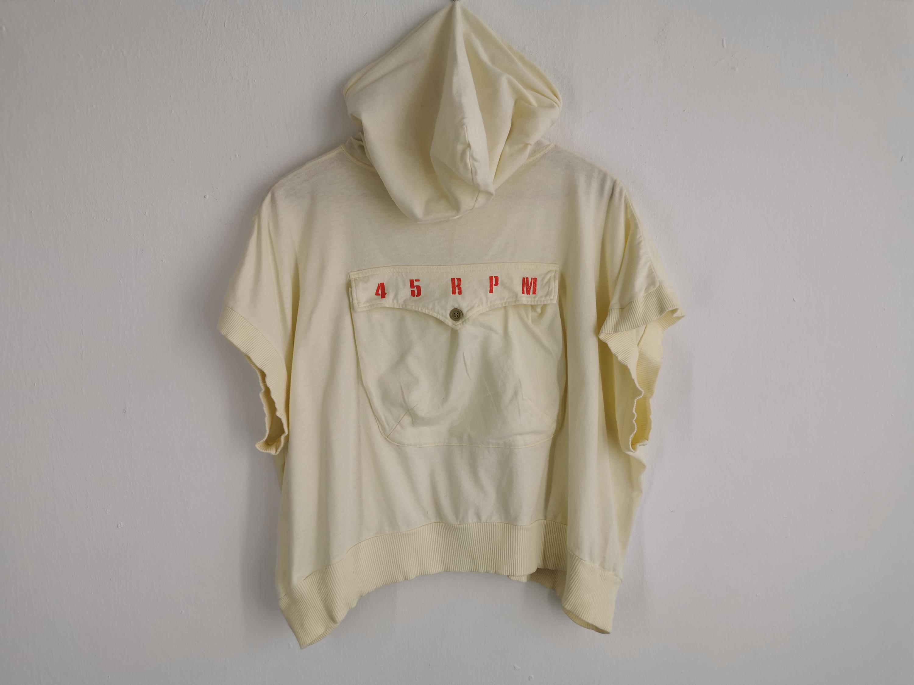 希少 45rpm Pullover Hoodie 半袖パーカー 90s 希少 45rpm Pullover Hoodie 半袖パーカー 90s