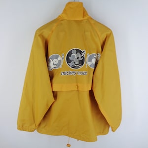 Micky Maus Jacke Vintage Micky Maus Windbreaker Vintage Micky Maus Disney Windjacke Größe M