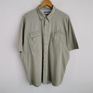 Columbia Shirt Vintage 90s Columbia Outdoors Button Shirt Size XL