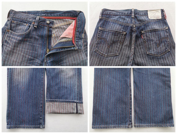 Levis Jeans Vintage 90s Levis Lot 510 Red Loop Sa… - image 8