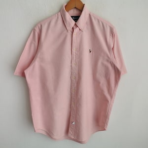 Polo Ralph Lauren Shirt Vintage 90s Polo Ralph Lauren Button Shirt Size L