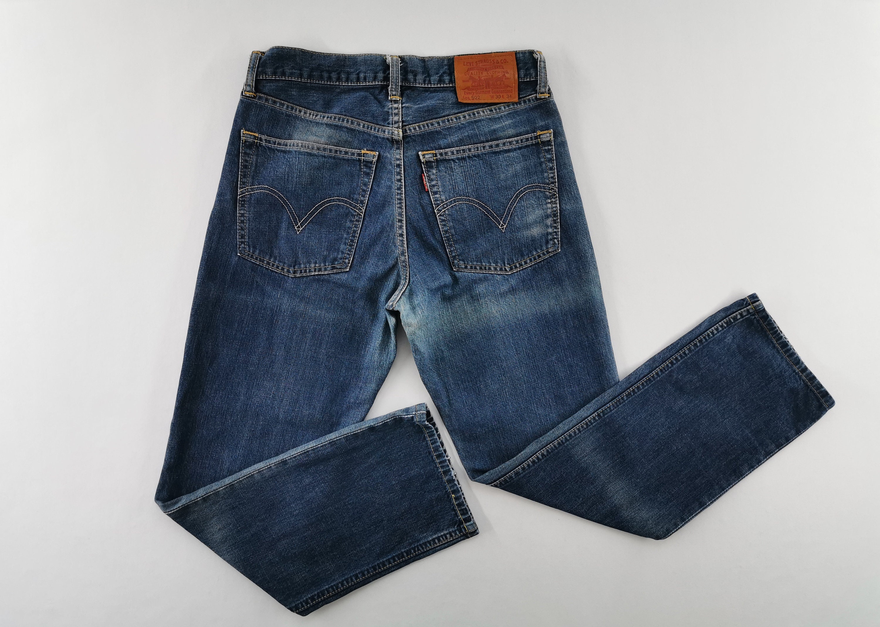 Levis 502 Jeans Distressed Size 30 Levis Denim Pants Levis