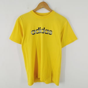 Adidas Shirt Vintage Adidas T Shirt 90s Adidas Big Logo Tee T Shirt Size M