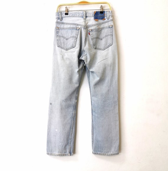 Levis Jeans Distressed Vintage Levis Denim Vintag… - image 4