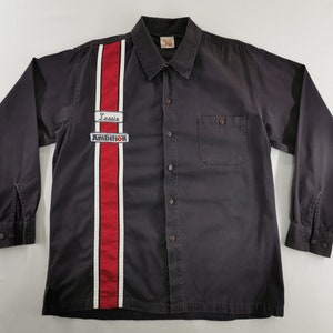 Ambition Racing Shirt Vintage Ambition Button Shirt Ambition Racing Button Up Shirt Size L