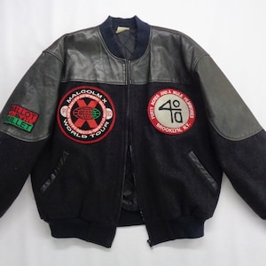 Reserved! Malcolm X Jacket Vintage 90's Malcolm X World Tour