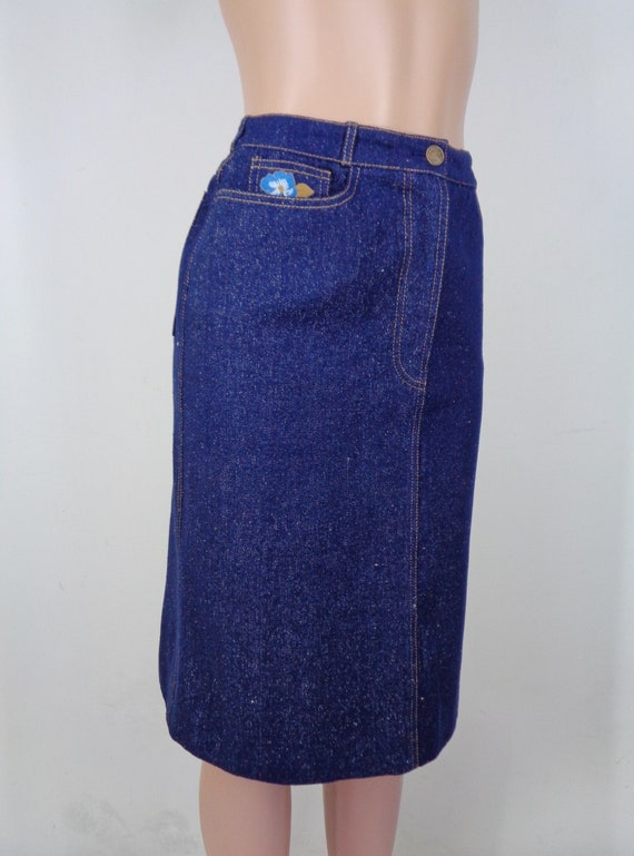 Leonard Skirt Vintage Leonard Fashion Paris Jeans… - image 2