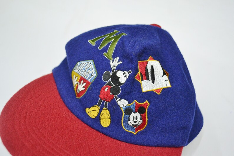 Mickey Mouse Cap Vintage Mickey Mouse Tokyo Disneyland Walt Disney Cap Mickey Mouse Made In Japan Vintage Wool Hat