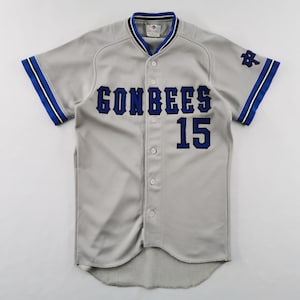 Descente Jersey Vintage Descente Baseball Shirt Descente Gonbees #15 Baseball Jersey Shirt Size L