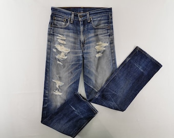 Levis Jeans Distressed Vintage Size 29 Levis Denim Vintage Levis Denim Jeans Pants Size 28/29x31