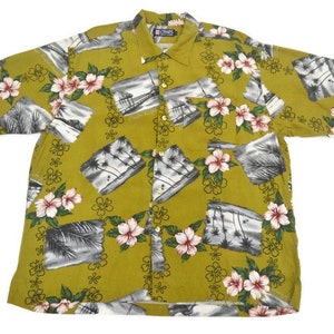 Ralph Lauren Shirt Vintage Chaps Ralph Lauren Shirt 90s Chaps Ralph Lauren Hawaiian Traditional Rayon Hawaii Shirt Size 4L
