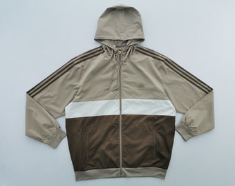 Brown Adidas Jacket - Etsy