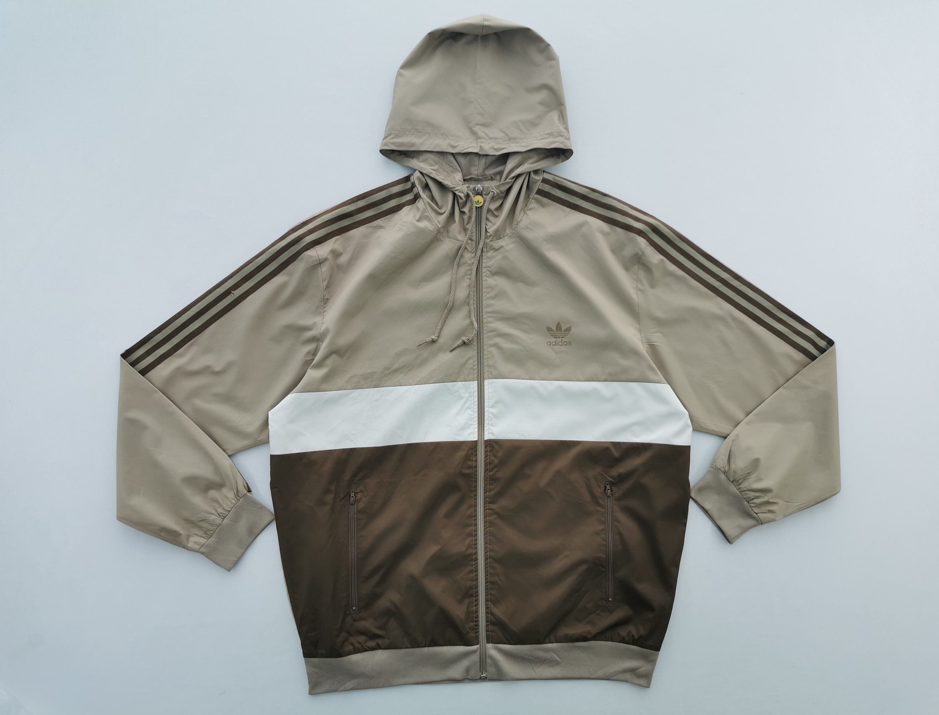 Brown Adidas Jacket - Etsy
